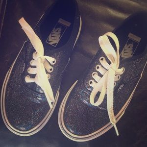 Vans Glitter Laceup Girls shoes